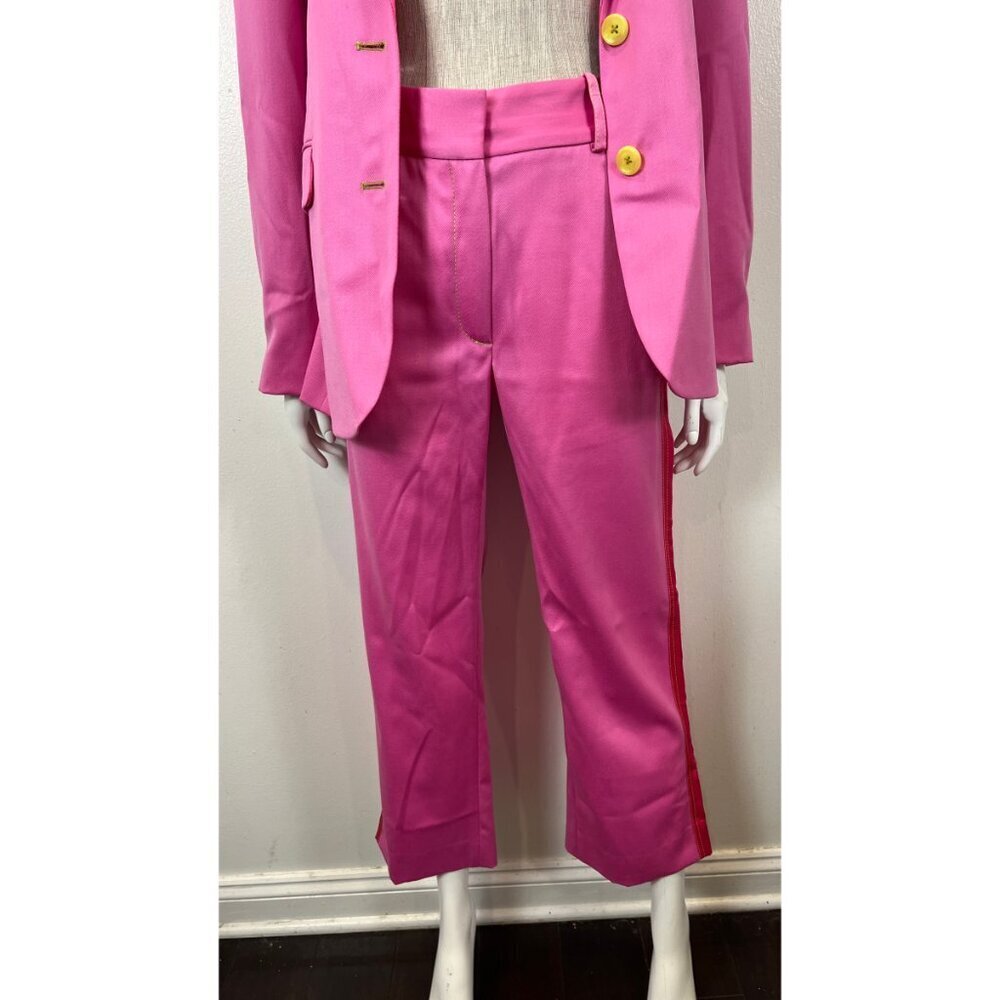 SIES MARJAN PINK SATIN TUXEDO SUIT - Picture 6 of 13
